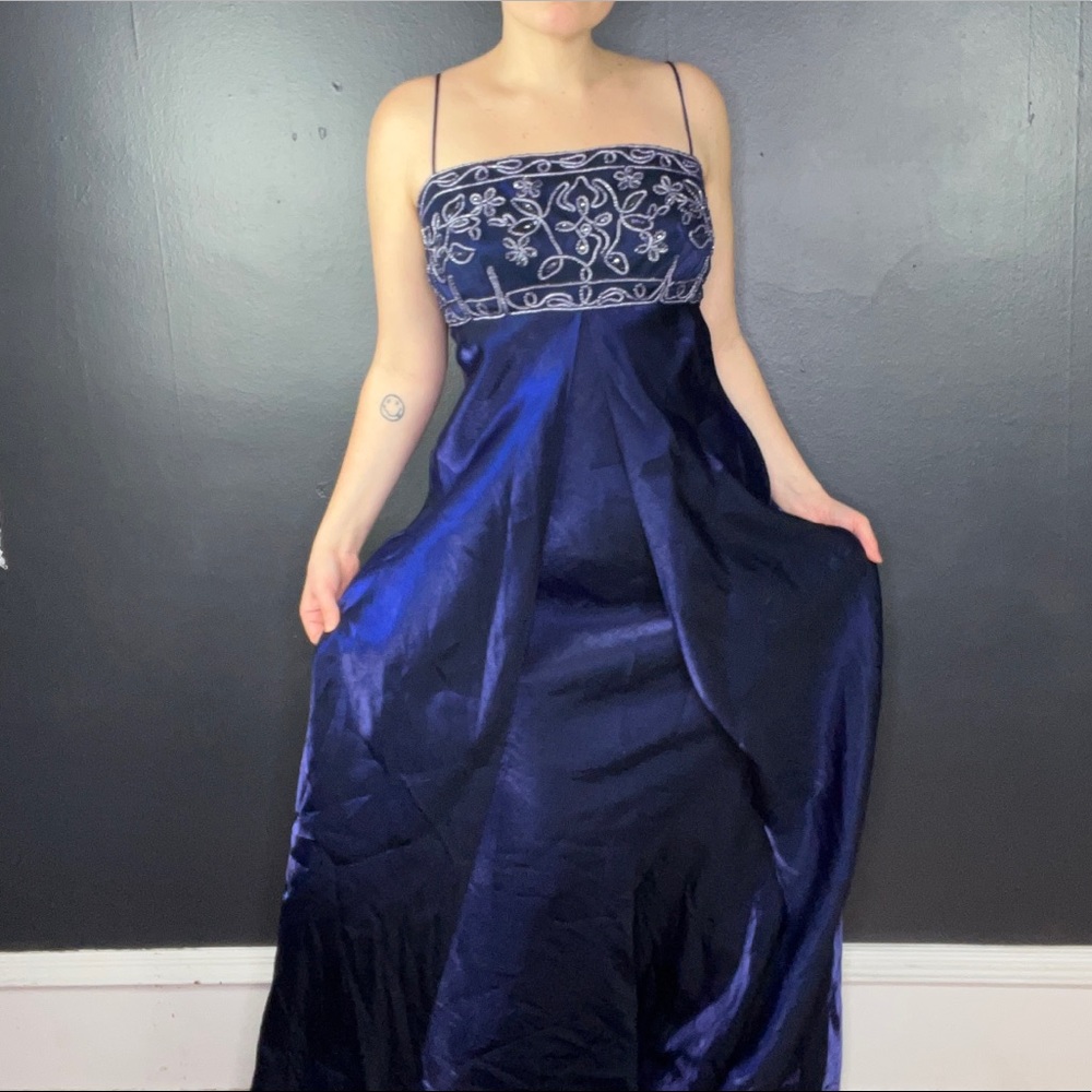 Vintage 90s mall goth prom gown